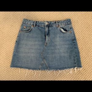 Topshop denim skirt